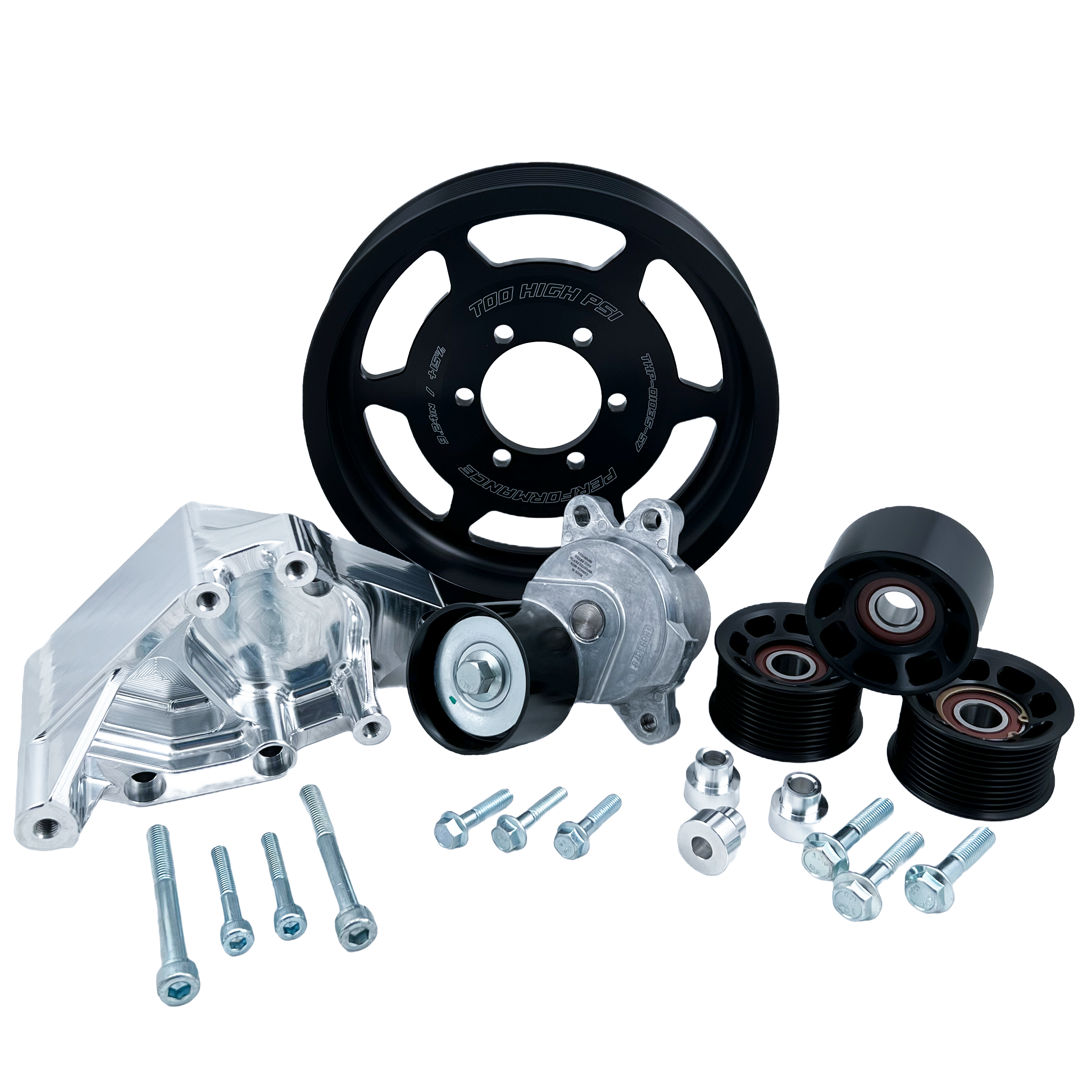 Camaro/CTSV LT1/LT4 10 rib Supercharger Drive Package includes