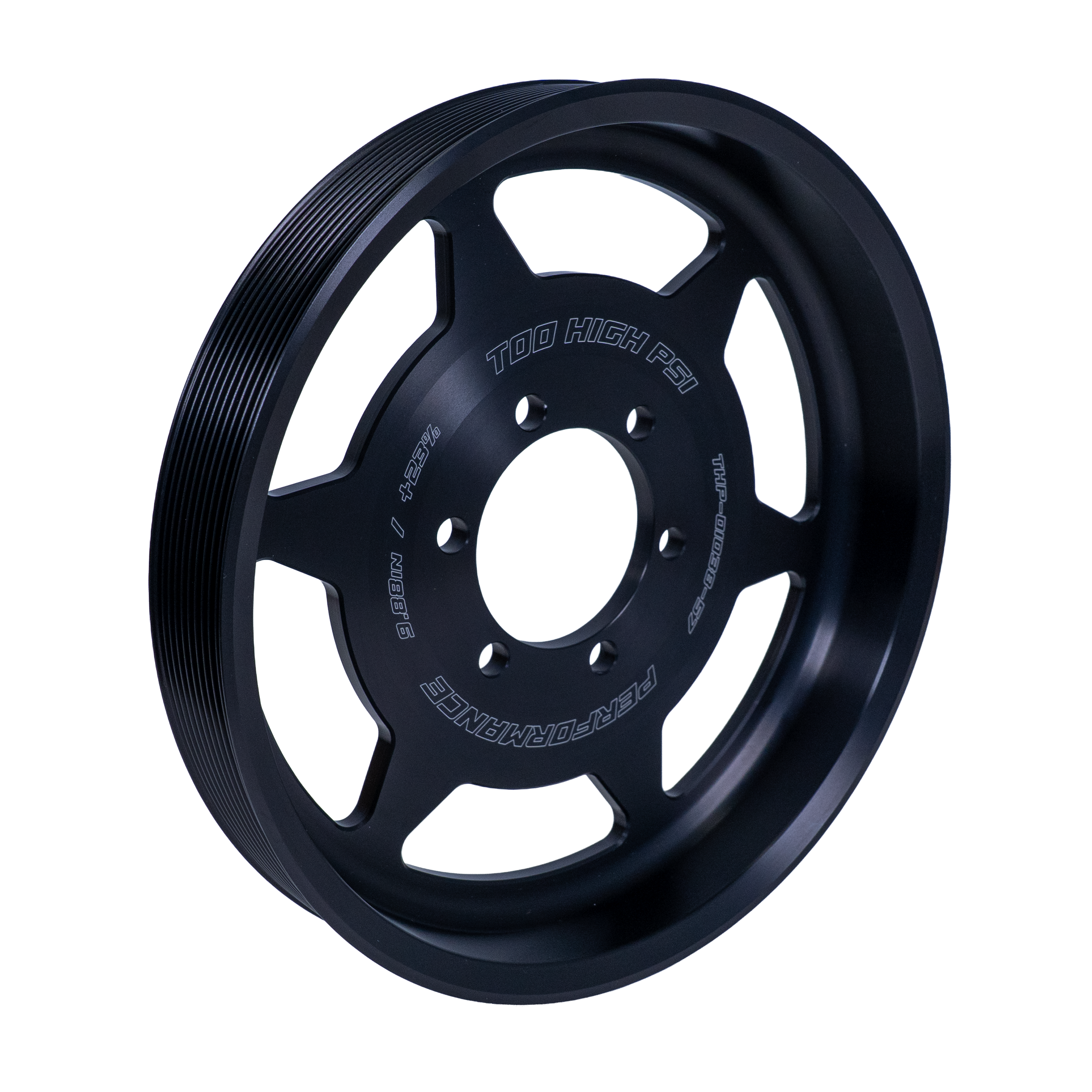 10 Rib Camaro/CTSV - LT1/LT4 Crank Pulley (+15%, +23% or +28%)