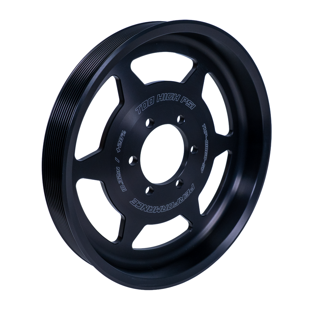 10 Rib Camaro/CTSV - LT1/LT4 Crank Pulley (+15%, +23% or +28%)