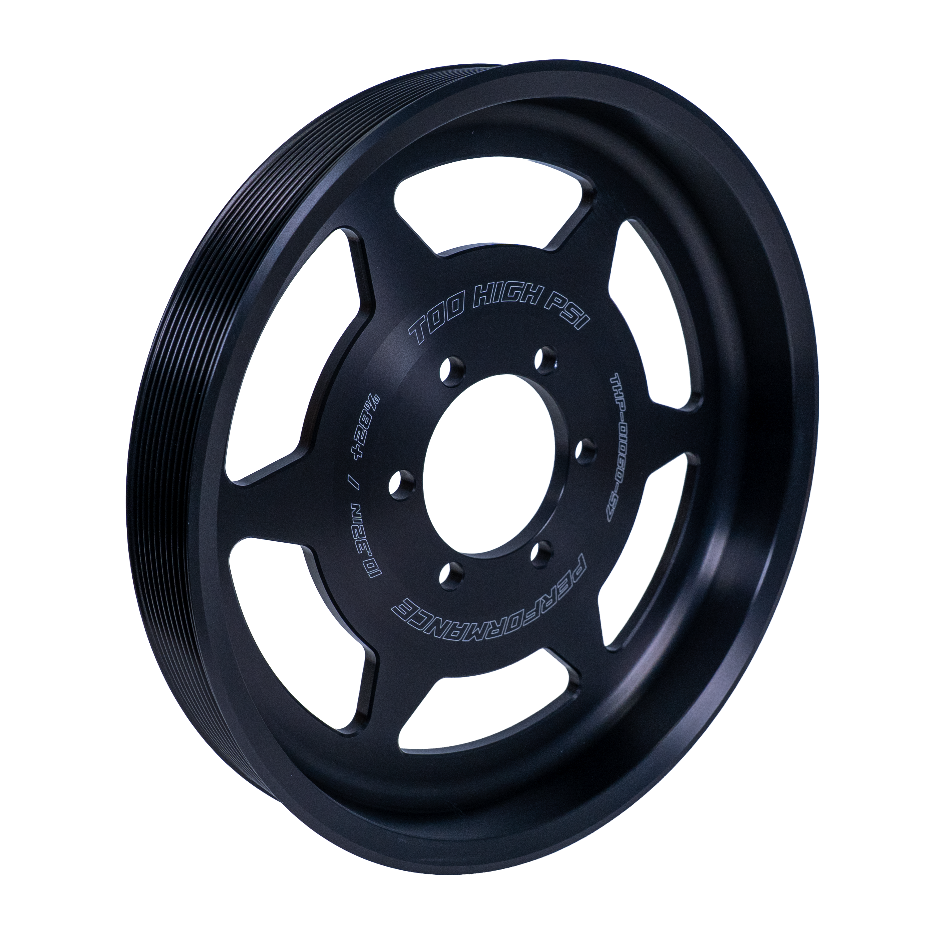 10 Rib Camaro/CTSV - LT1/LT4 Crank Pulley (+15%, +23% or +28%)
