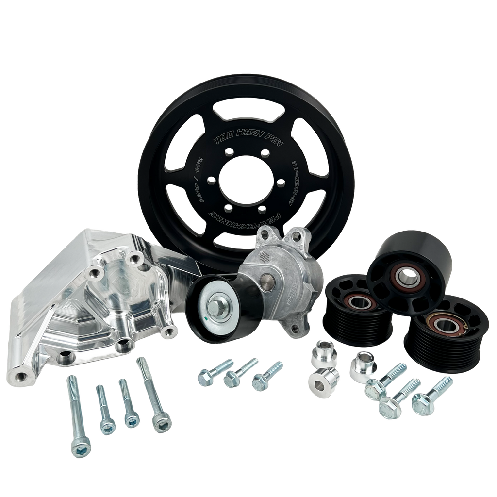 Camaro/CTSV - LT1/LT4 10 rib Supercharger Drive Package - includes Lower Pulley