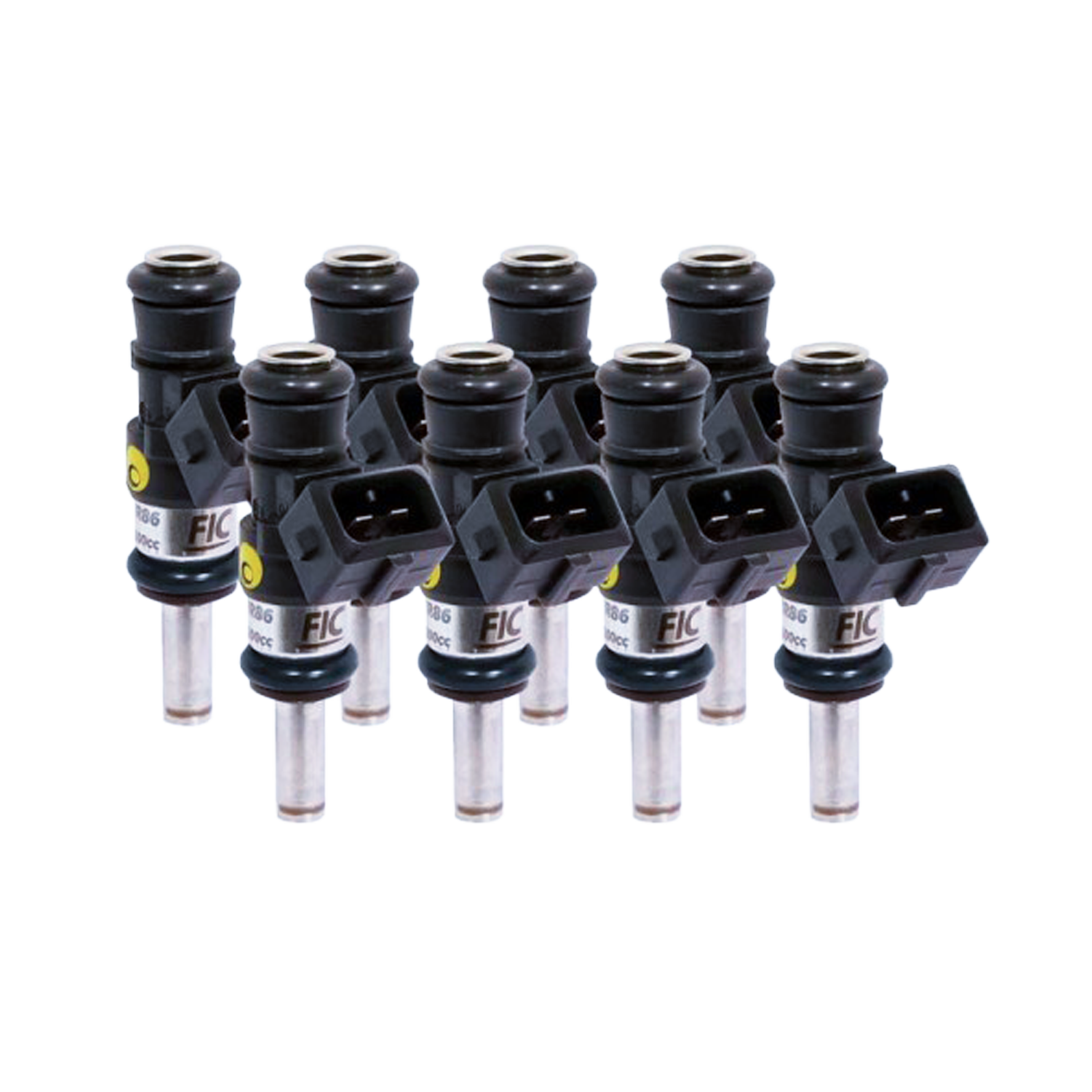 Fuel Injector Clinic Extended Tip 1090cc/min (105lb/hr) USCAR Fuel Injectors (Set of 8)