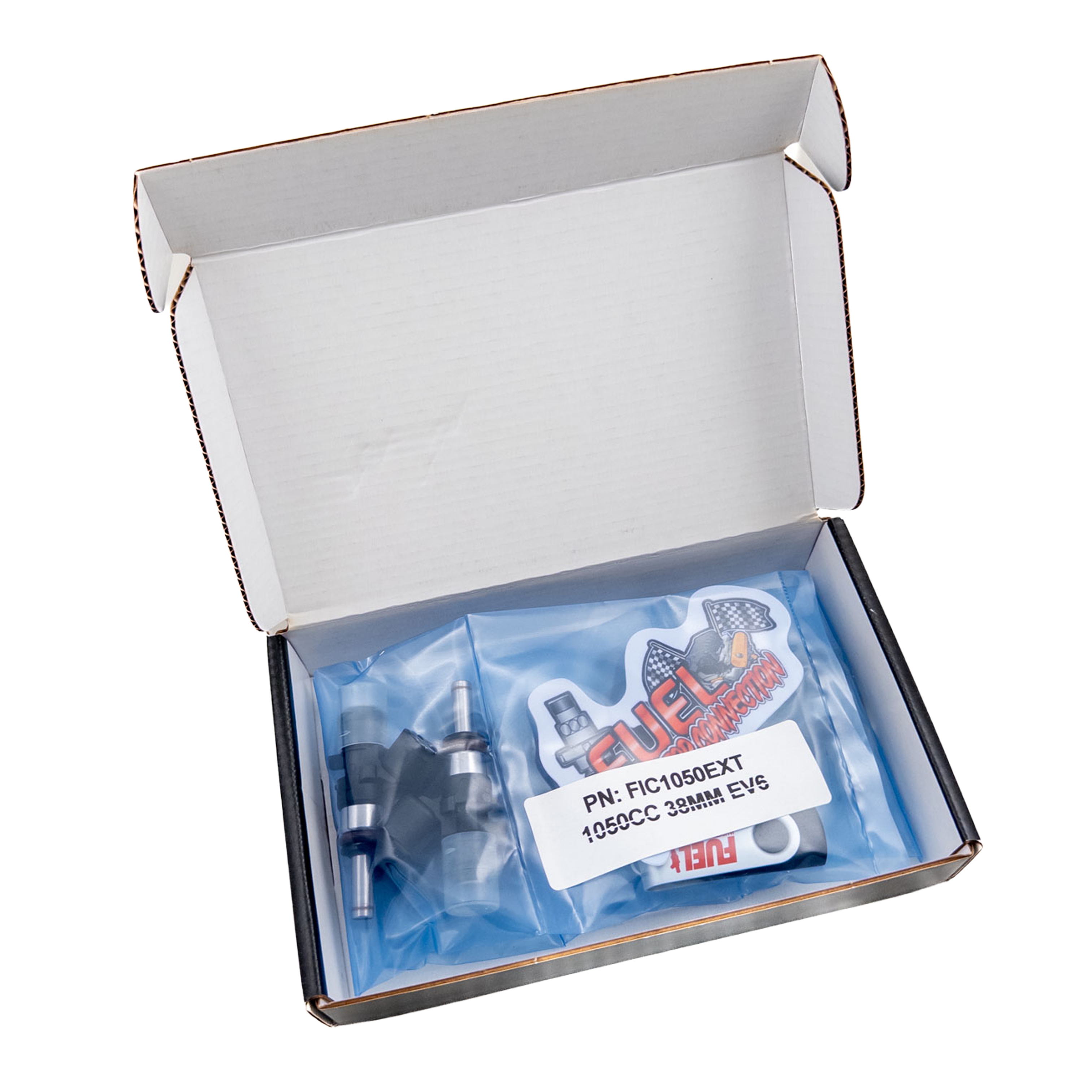 Fuel Injector Connection 1050cc (100lb) Extended Tip 38mm EV6 Injector (set of 8)