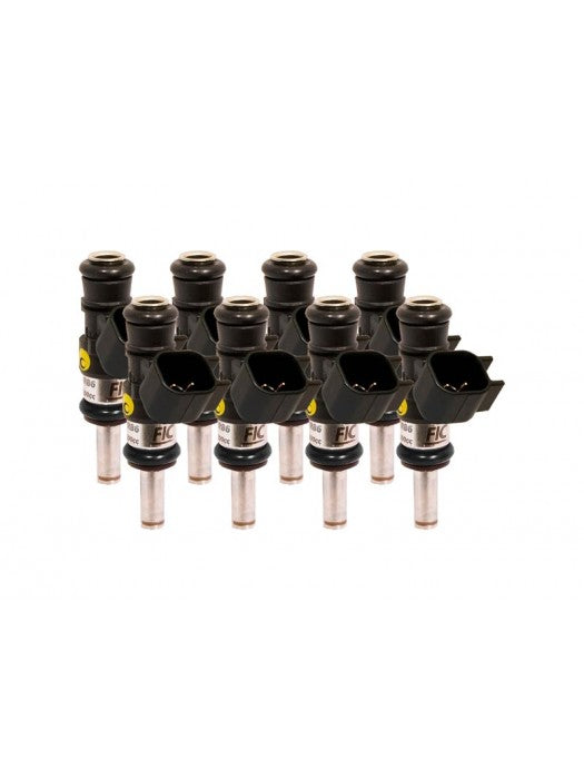 Fuel Injector Clinic Extended Tip 1090cc/min (105lb/hr) USCAR Fuel Injector for "SC" or "R" port plates (Set of 8)